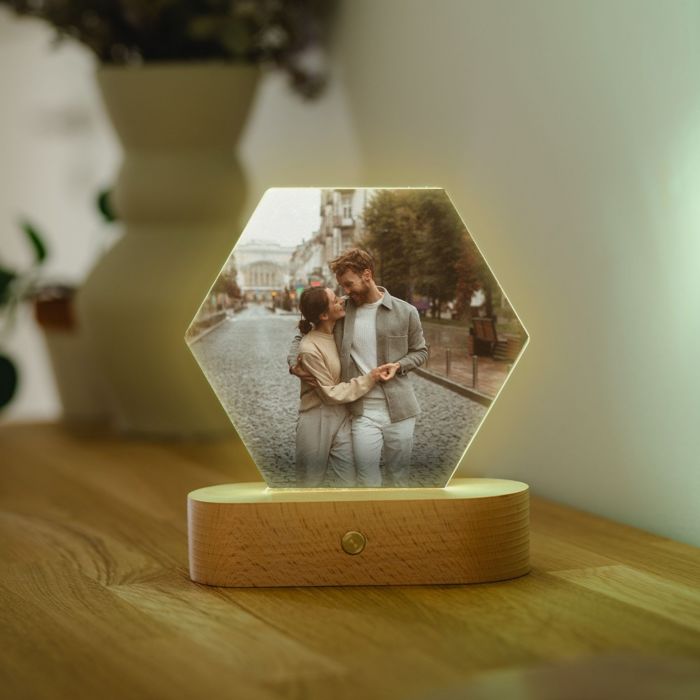 Lampada LED Personalizzata con Foto