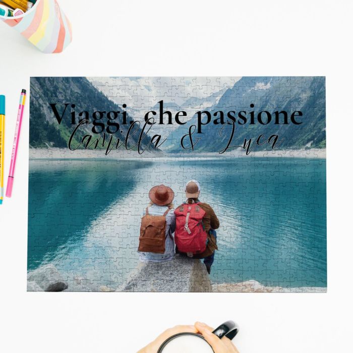 Puzzle Personalizzato con Foto e Testo