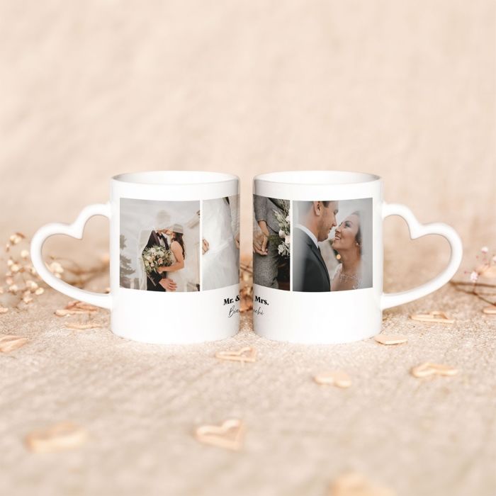 Tazza Personalizzata con 3 Foto e Testo